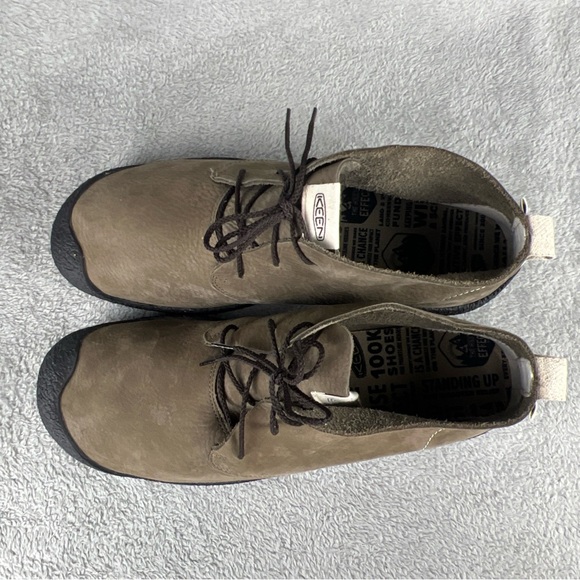 Keen Shoes Men's Size 13 Mosey Chukka Leather Ankle Boots Dark Olive Lace-Up - Picture 9 of 10